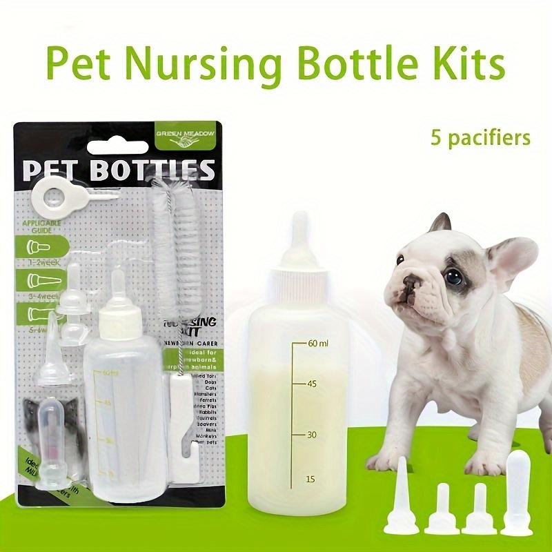 1pc Pet Nursing Bottles Kit for Cats and Dogs Kitten Bottles Newborn Kitten Feeding Milk Bottle