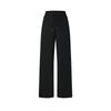 SS25 A.P. Series Simple Daily Versatile Comfortable Adjustable Woven Long Pants Women Bottoms Deep-Black A11W521805F-BK