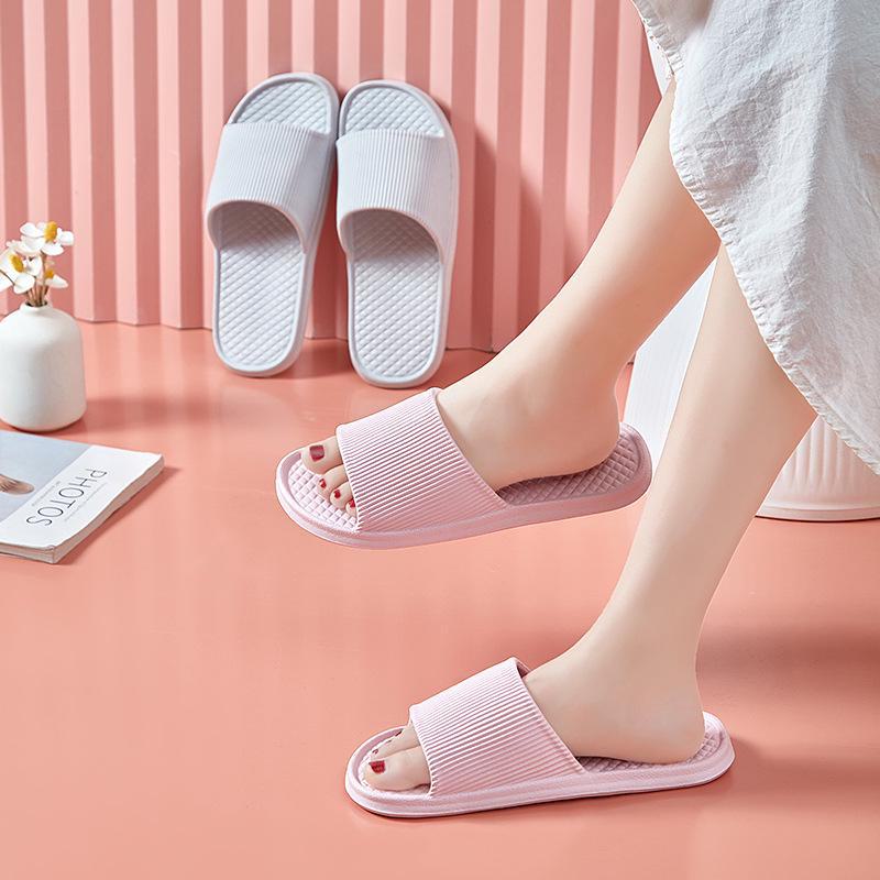 Women's Checkered EVA Indoor Slippers - Unisex, Home & Bathroom Use