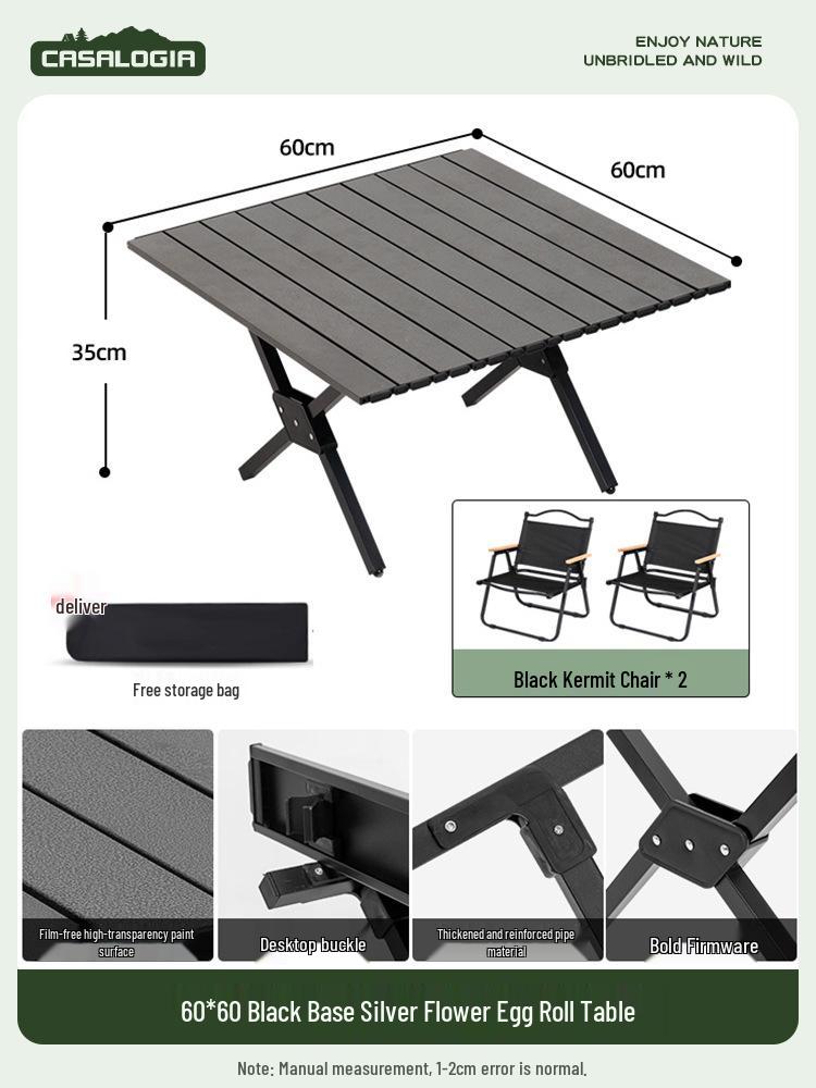 Boguwen Tianji Tragbarer Klapp-Outdoor-Stuhl für Camping, Picknicks, Strand und Imbissstände - Kermit-Stil
