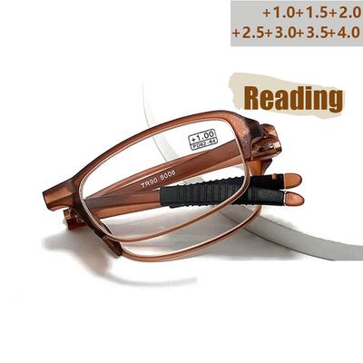 Tr90 Folding Reading Glasses Clear Lightweight New Style Fashion For Men And Women 463