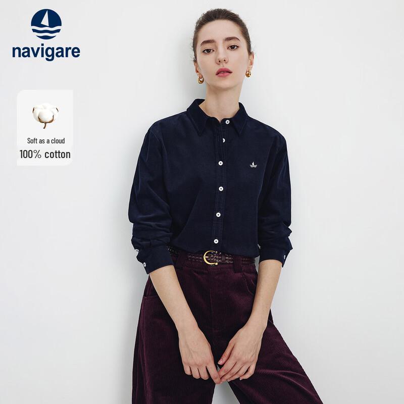 Navicare Women s Corduroy Long Sleeve Shirt M