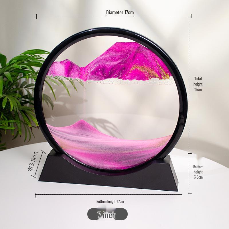 12-дюймовая 3D-картина с пересыпающимся песком: Настольное украшение для дома или офиса