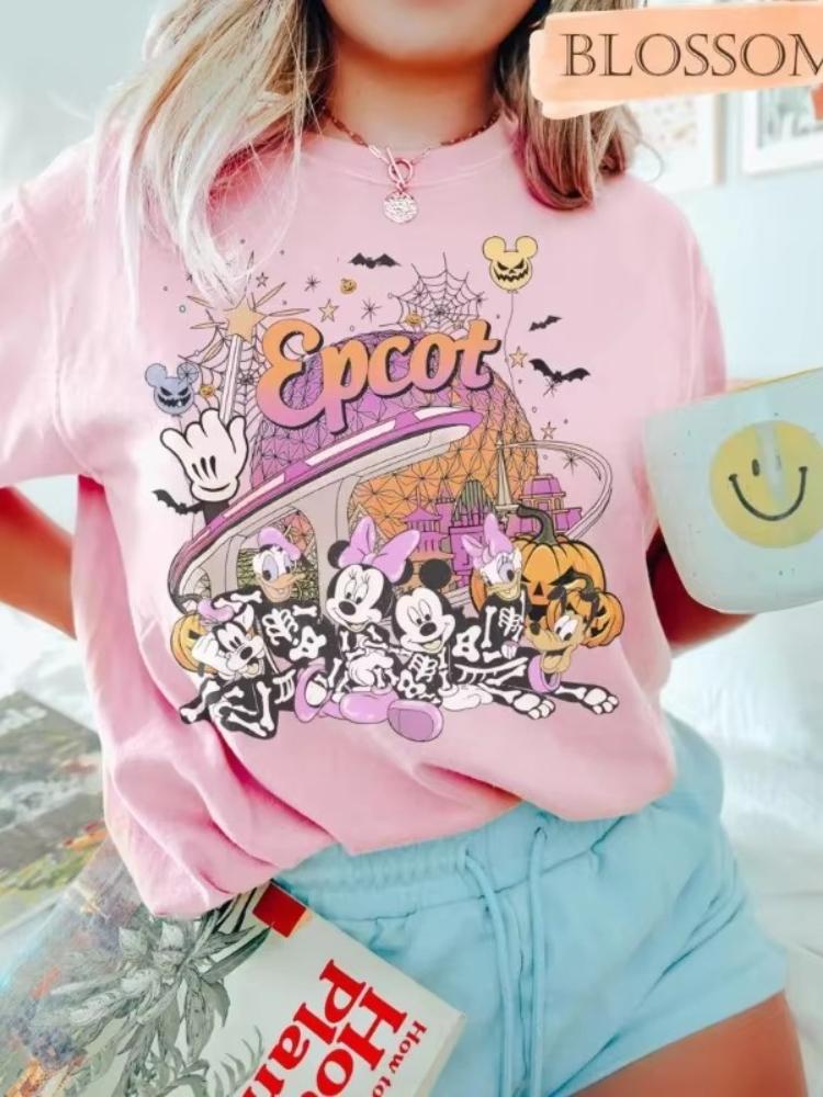 

2026 New Fashion land Future World Tour Street Print WoUnisex TShirt Short Sleeve Loose Plus Size Top S