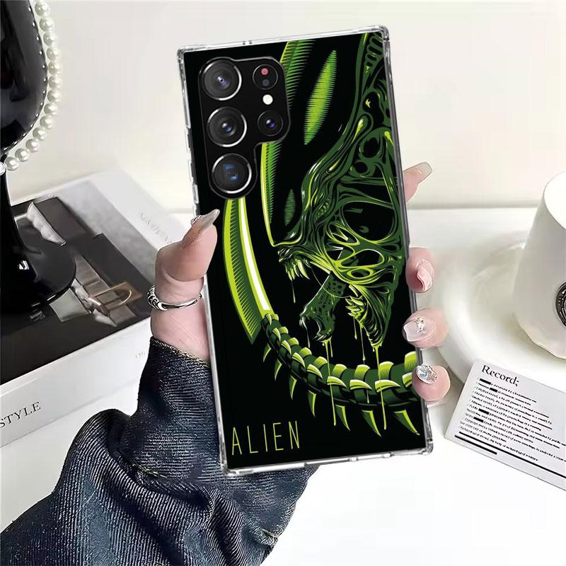 Cool A-Alien X-Xenomorph Soft Phone Case For Samsung Galaxy S22 S23 S24 S25 Edge S26 Ultra S20 FE S21 Plus + Fundas Coque Galaxy