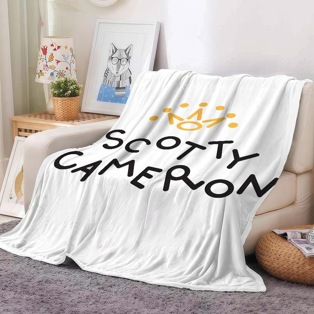 Fashion Print S-Scotty C-Cameron Blanket Warm And Soft Suitable For Bedroom Living Room Sofa Bed Office Travel Camping