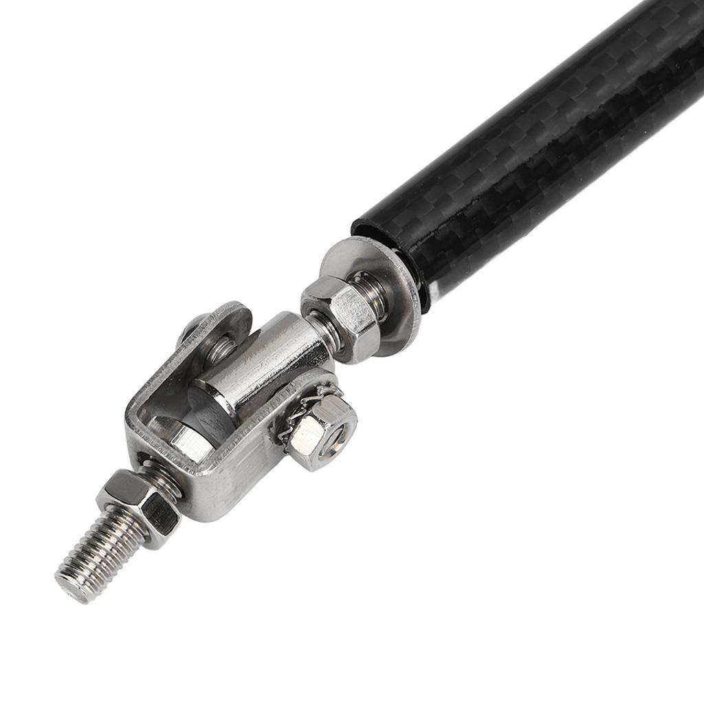2Pcs 15cm Front Bumper Lip Splitter Struts Rods Support Bars Adjustable Carbon Fiber for Side Skirts Front Rear Lips