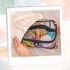 Astro Clear Pouch Vanity Pouch PVC transparent bag Transparent and visible contents Vanity case Large capacity Makeup Makeup Cosmetics Handheld