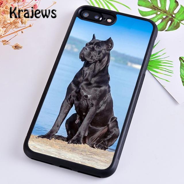 Krajews Italienische Cane Corso Mastiff Hunde Telefon Fall Abdeckung Für iPhone 14 6s 7 8 plus X XR XS 11 12 13 pro max Samsung S21 S22ultra