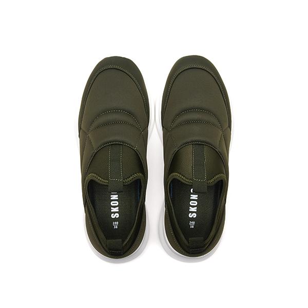 Skono Revolution Padded Jogger Outsole Slip-On Khaki