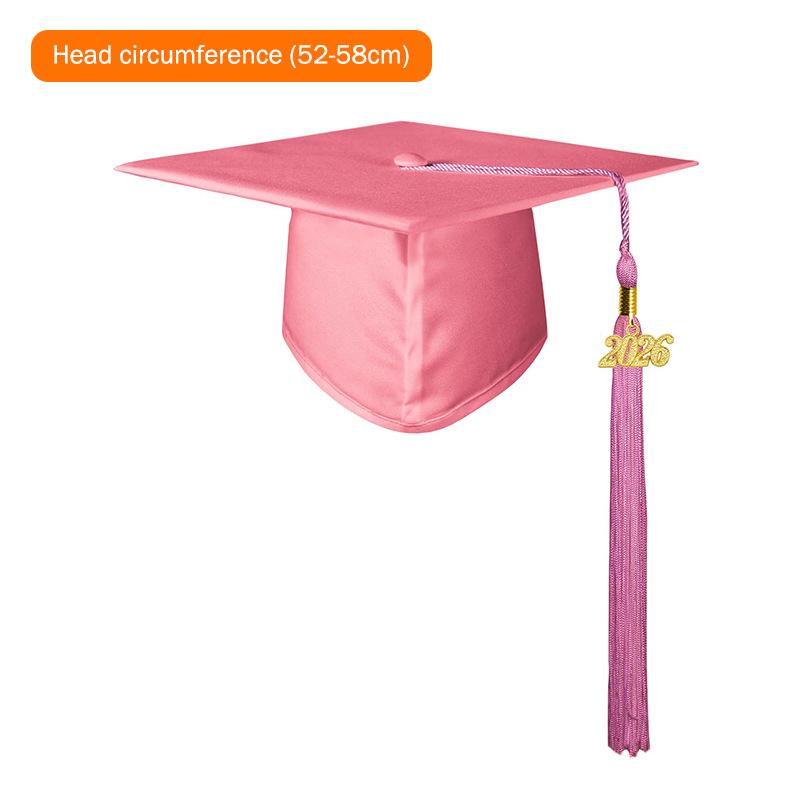 2026 Graduation Cap Headwear With Tassel For High School & Bachelor Degree Cap Unisex Graduation Dress Ceremony Hat Master