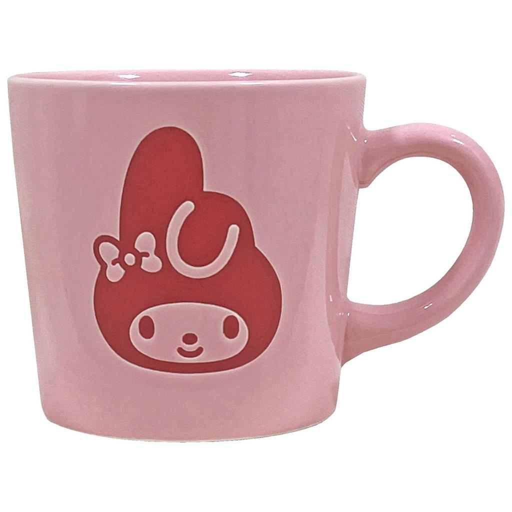 Sanrio Size Microwave and Dishwasher Character Made in 308122 "My Melody" Mug, M, Approx. 260ml, Safe, Water-Repellent, Pink, Goods, Japan,