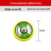 Flocked Self-Adhesive Sanding Discs (3" 4" 5" 7") for Electric and Angle Grinders with Pneumatic Suction Cup