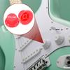 Uxcell Set Guitar Control Plastic Hat Volume Tone Control Knobs 2 Tone 1 Switch Replacement Parts for Type Electric Guitars and Pink White 3-Piece