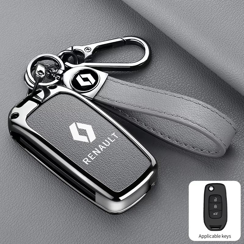 2026 Hot For Renault Hub Caps Car Key Case Cover Key Bag For Renault RS Scenic Clio Laguna 2 3 4 5 Kangoo Fluence Megane Trafic