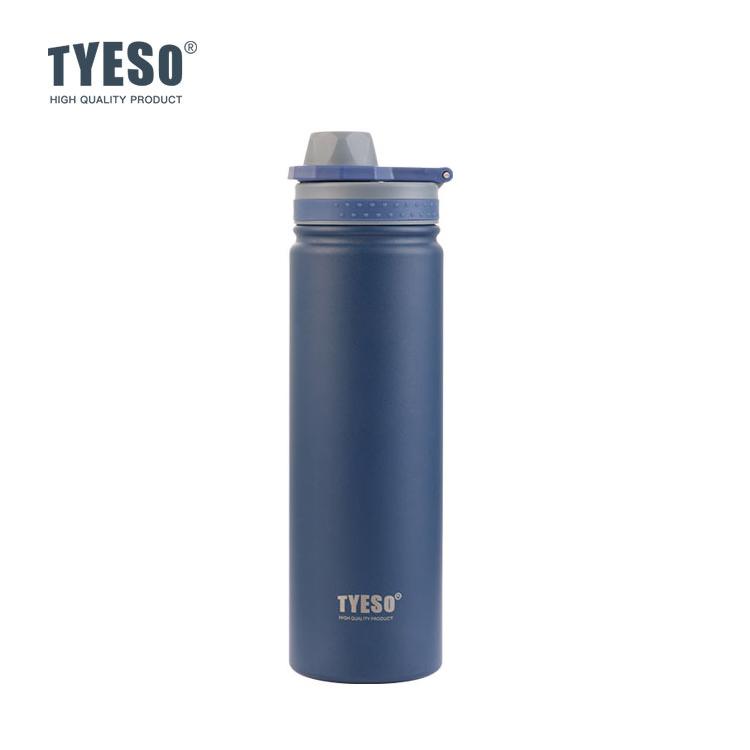 TYESO 600ML Stainless Steel Thermos Bottle Sport Thermal Mug Hot & Cold Mug Vacuum Flask Travel Cup Insulated Water Bottle