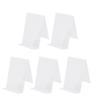 5 Pcs Acrylic Book Nail Art Display Holder Transparent Multifunctional Book Display Easel Holder for