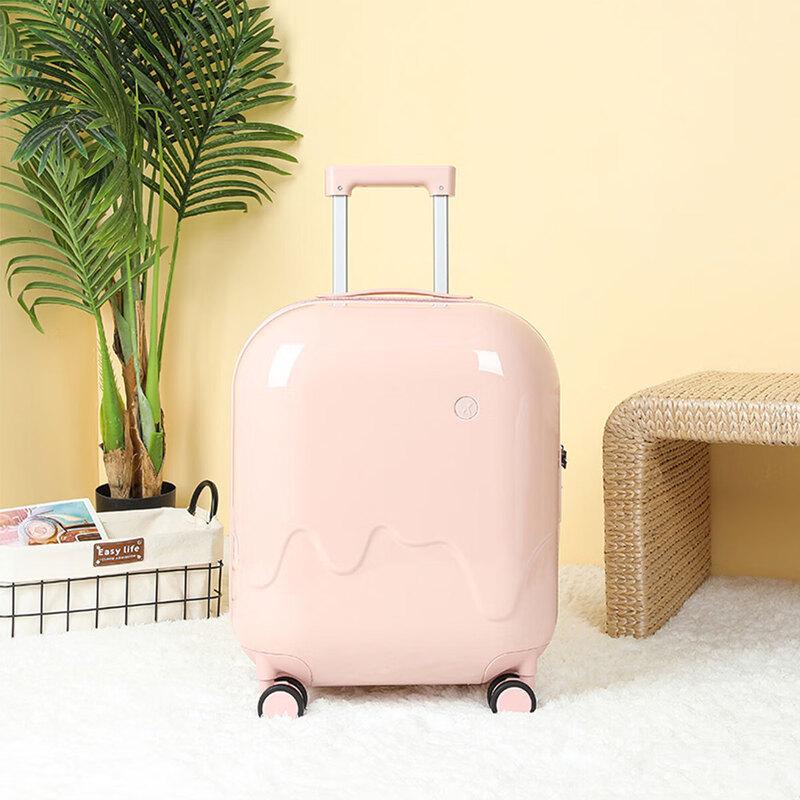 Ice Cream Style Student Hardshell Spinner Luggage 20-inch
