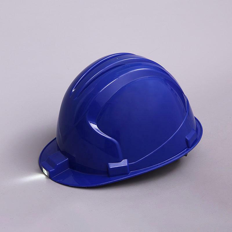 Cooling Safety Helmet with 4 Fans & Lights for Construction