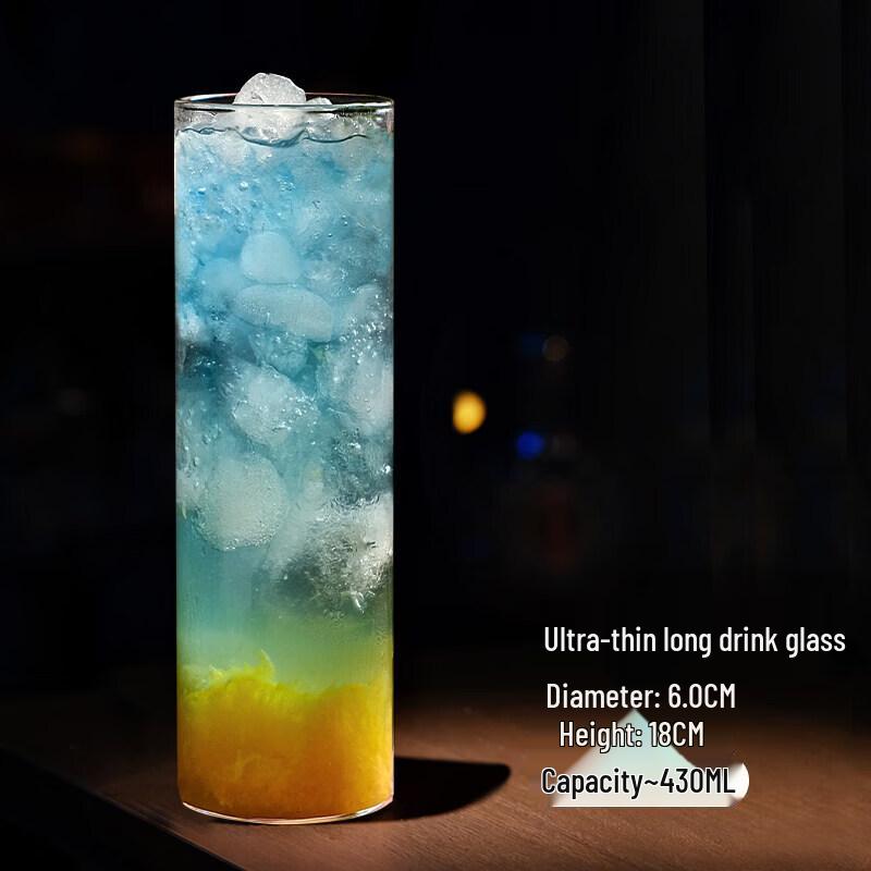 Japanese Heat-Resistant Highball Cocktail Glass