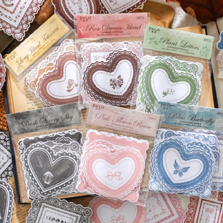 20 Sheets Landscape Sticker Stationery Sticker Scrapbook Sticker Decorative Sticker for Photocards Journal Decoration
