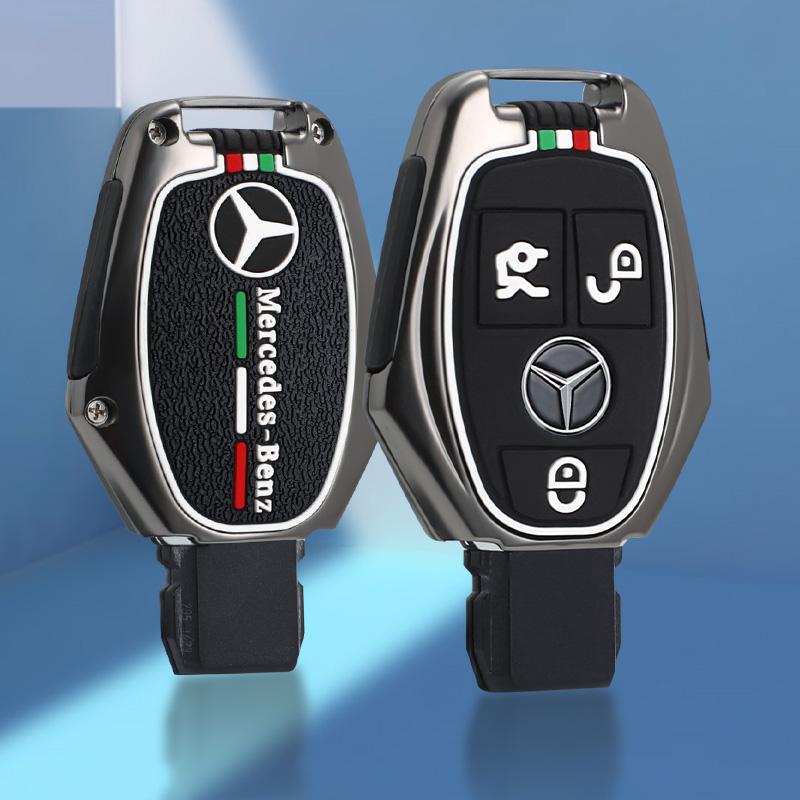 GLC GLB Zinc Alloy Car Key Case Cover Shell Fob Holder For Mercedes Benz A B C S Class AMG GLA CLA GLC W176 W221 W204 W205 Acce