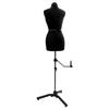 Adjustable Dress Form for Women Black Velvet