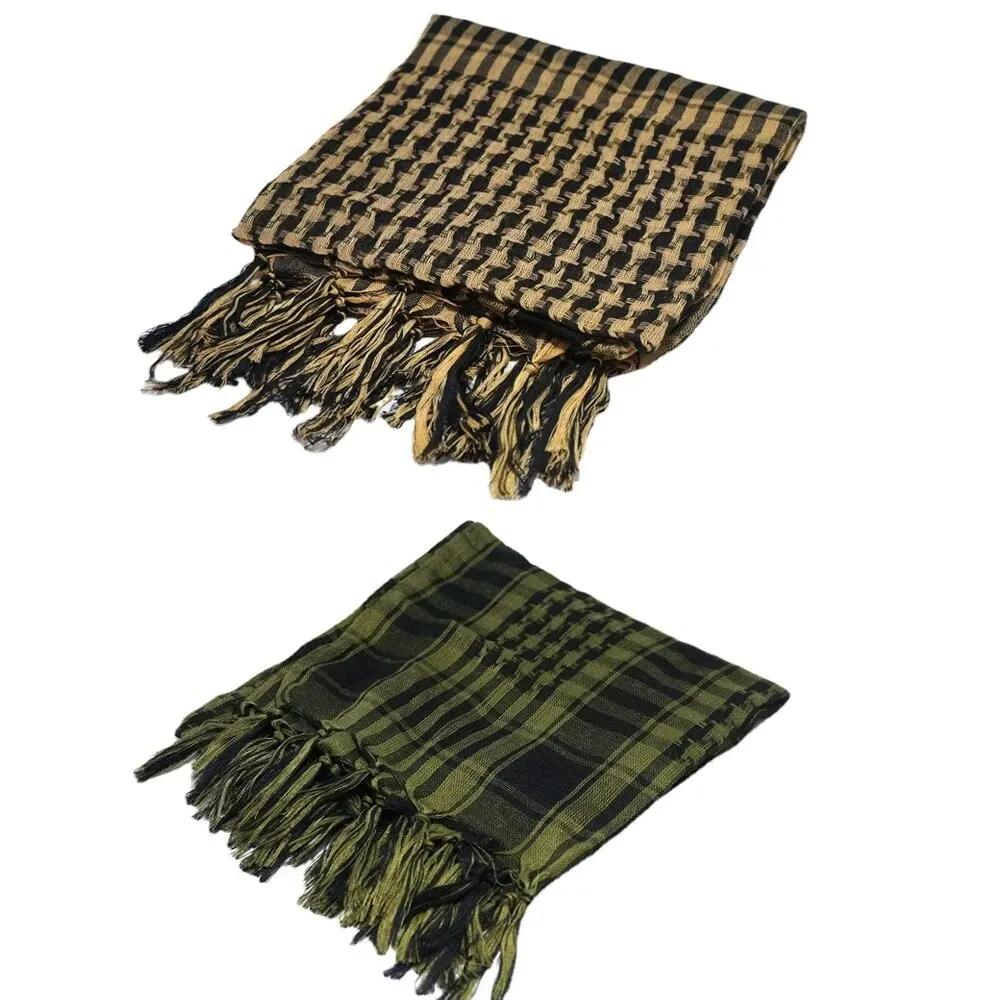 Keffiyeh Taktischer Wüstenschal, Shemagh, Kopf- und Halstuch, arabischer Schal, Keffiyeh-Schal, Wickeltuch für Damen und Herren