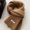 "Sciarpa Australiana in Pura Lana e Cashmere - Unisex, Calda, Maglia a Tinta Unita per l'Inverno"