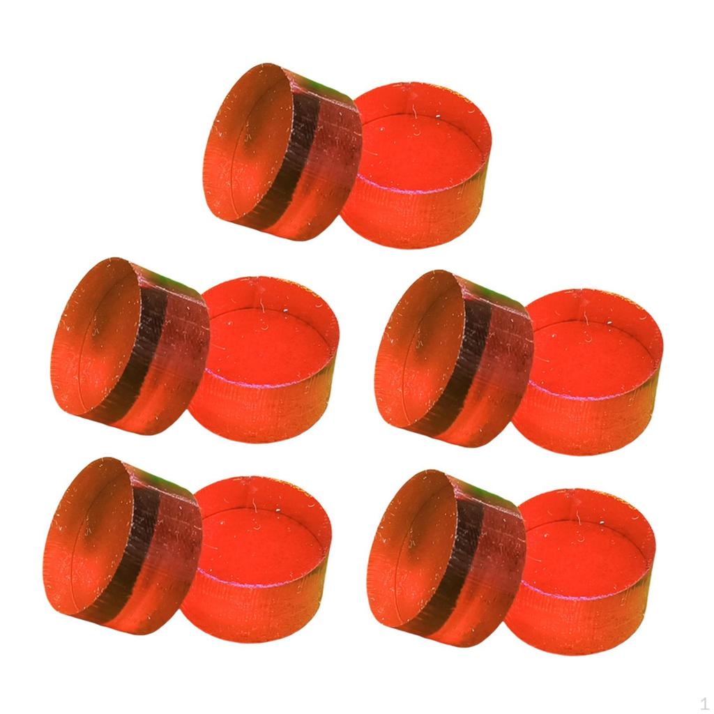 10 Pcs Clear Pool Cue Tips for Billiard
