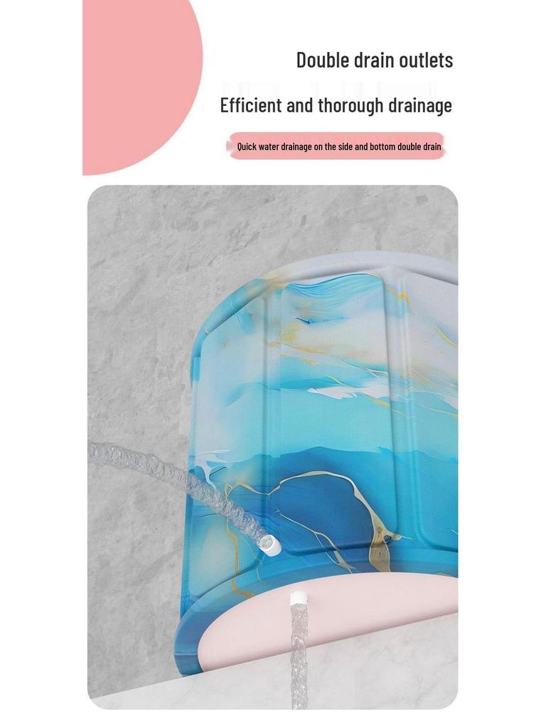 Collapsible Adult & Baby Bath Tub: Full Body Soak & Kiddie Pool 