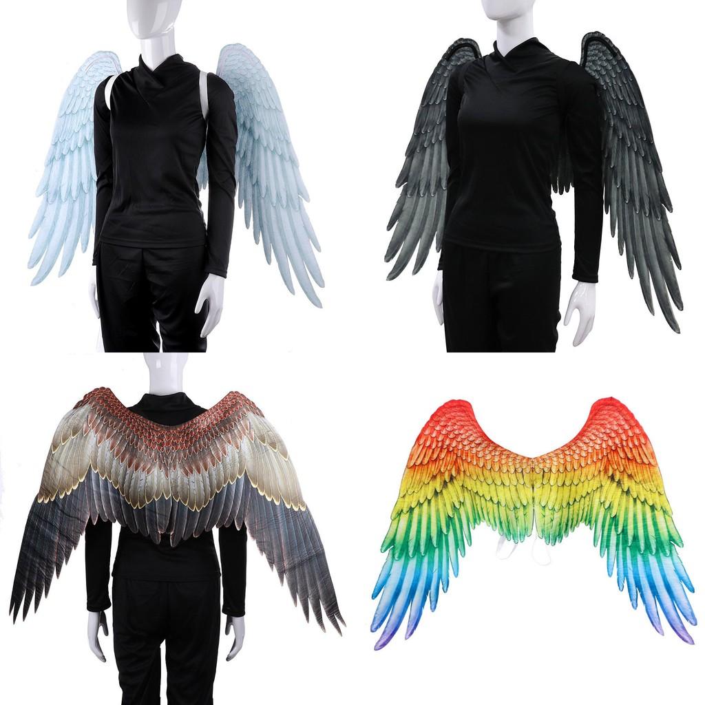 Angel Wings Halloween Extra Large Black And White Wings Clothing Supplies Props