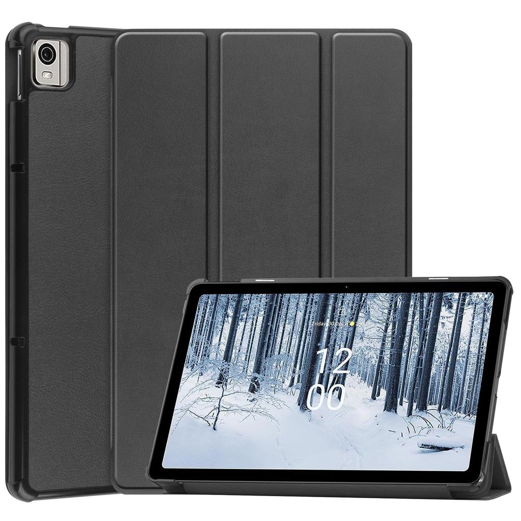 Trifold PU Leather Folio Smart Cover for T21 10.4 Tablet Case with Private Mold-Protective Shockproof Shield