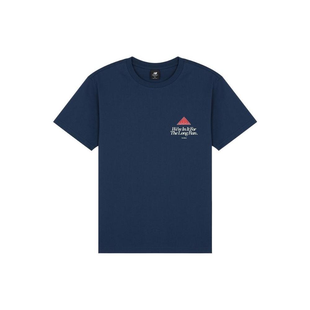 New Balance x ANB Sport T-Shirt Asia Sizing Blue Men s AMT22375-BGV M