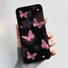 For AT&T Motivate 2 Motivate 3 Cricket Splendor Icon 3 Phone Case Fashion Butterfly Flower Black Soft Silicone Back Cover Funda