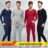 Men's Plus Size Modal Slim Warm Base Layer Autumn/Winter Underwear Set