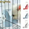Practical Hanging Cats Water Dispenser Removable Plastic Rabbit Water Bottle Transparent Rabbit Food Container For Puppy Bird