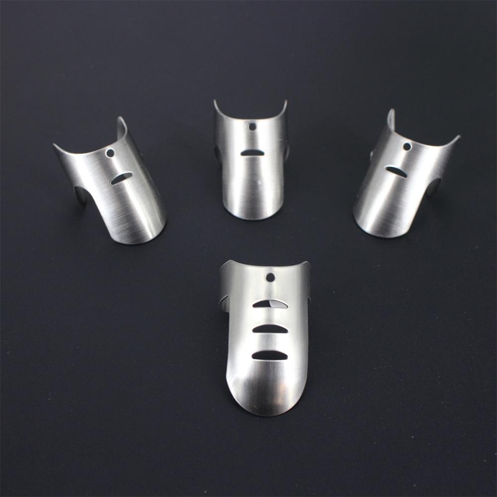 4PCS Creative Stainless Steel Finger Protector Hand Guard for Slice Safe Cooking Tools