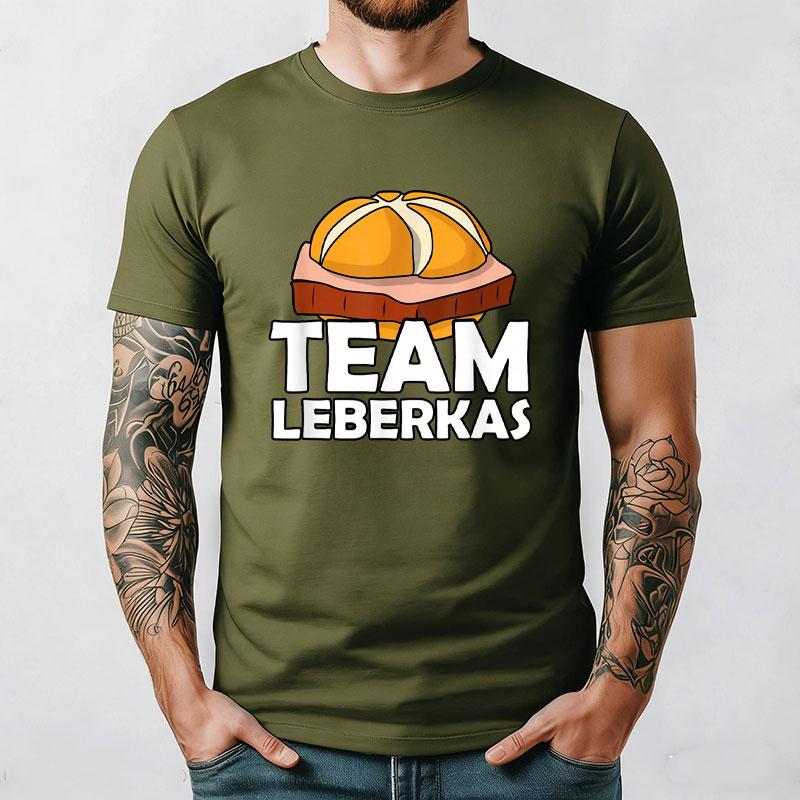 Leberkäse T-Shirt Oktoberfest München Bayern Fun Shirt Lustiges Neues Sommer Kurzarm-T-Shirt Gestartet Lässiges Baumwoll-Print-Oberteil