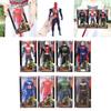 Figure d'Azione Colorate di Supereroi con Spiderman Hulk Iron Man Captain America Perfette Come Regalo per Bambini e Collezionabili