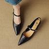 Fashion NEW Spring/Autumn Women Pumps Genuine Leather Shoes for Women Pointed Toe Thin Heel Shoes Cocise Black High Heels Mary Janes