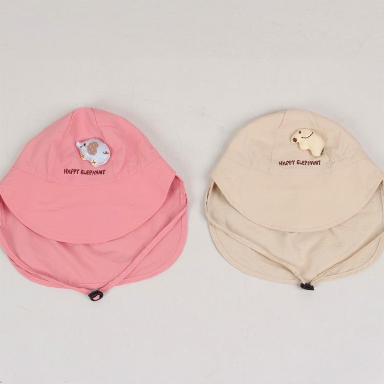 2026 Spring/Summer Cartoon Elephant Baby Sun Protection Bucket Hat