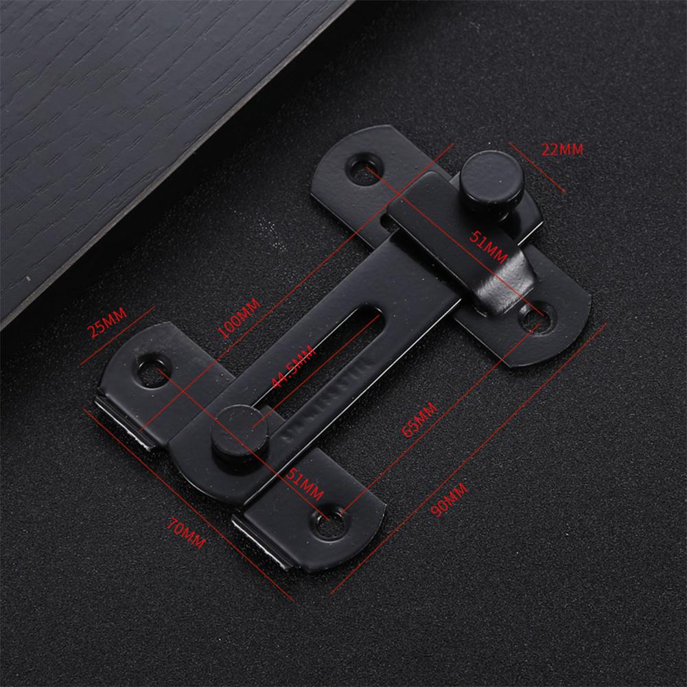 Multi-Purpose Sliding Door Cabinet File Cabinet Furniture Lock Bolt 90 Degree Easy Install