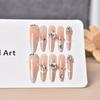 Cat's Eye Wearing Nail Pure Hand-made Nail Piece Fake Nail Wearing Nail Piece Advanced Sense Thin Dog Long