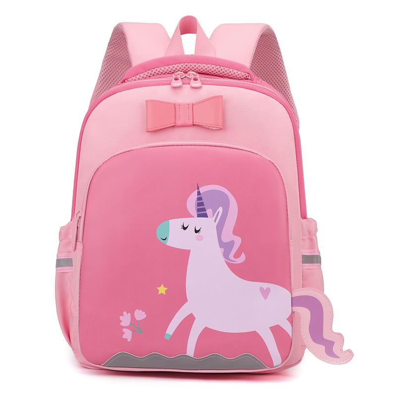 The New Schoolbag Is Cute, Cartoon, Foreign Style, Trendy Children's Bags, Boys and Girls, and Fashionable Backpacks.