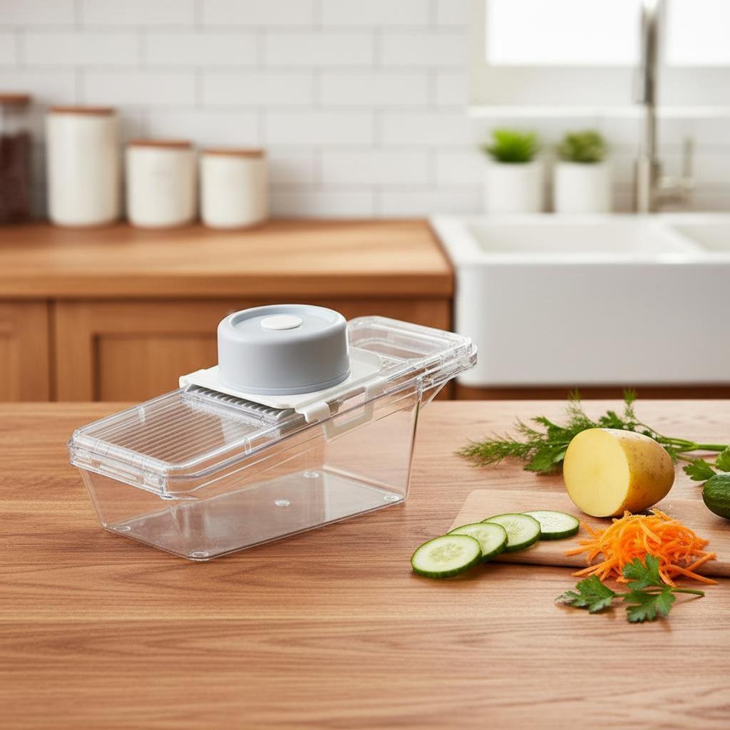Multifunctional Vegetable Cutter Multi-Functional Multifunctional Vegetable Cutter Mandoline Cutter Grater Safety