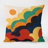 Geometric Colorful Pattern Decorative Pillowcase Living Room Bedroom Square Cushion Pillowcase