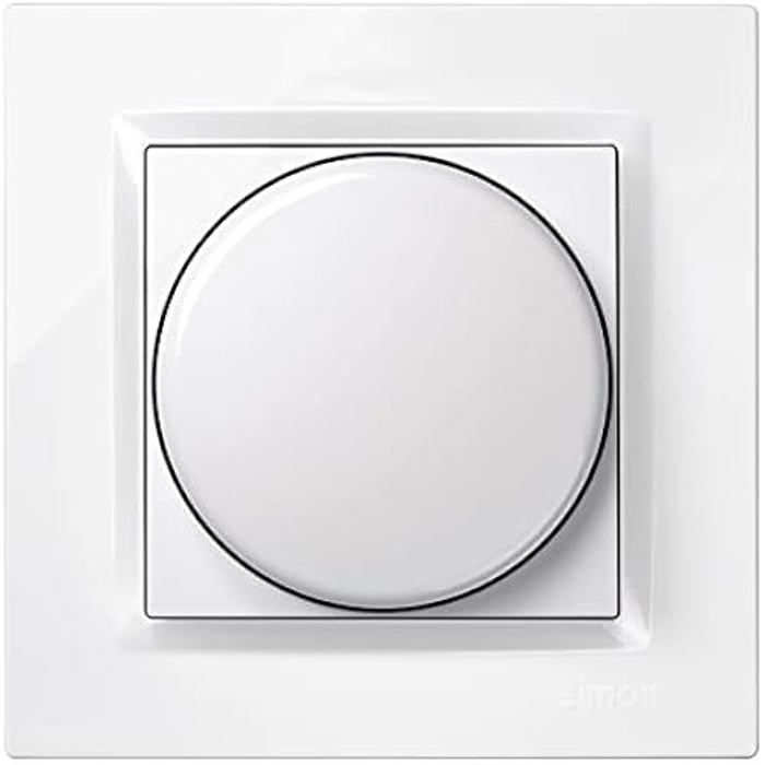 Variateur LED - SIMON - Simon 10 - Blanc - Intérieur - Prêt à poser