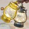 Led Retro Lantern Night Light Decoration Halloween Vintage Castle Hanging LED Light Retro Hanging Candle Holder Lantern Gift