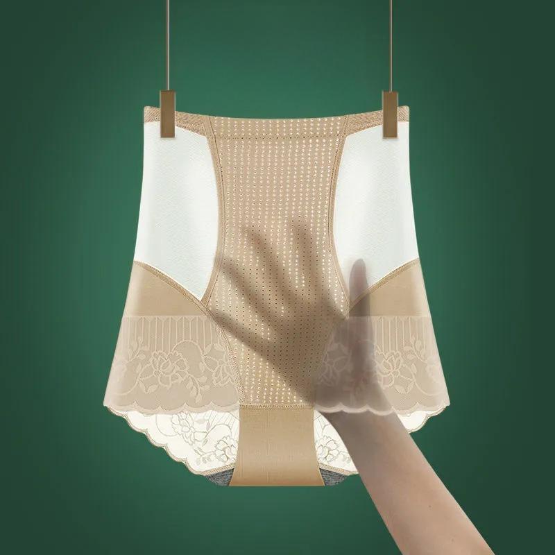 

Обтягивающее нижнее белье для женщин летом тонкое нижнее белье утягивающее талию утягивающее изделие с высокой талией кружевные трусики XL